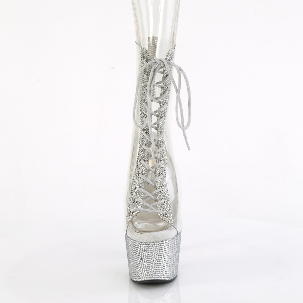 Pleaser Botines BEJEWELED-1016C-2-7 CLR-RS/SLV RS