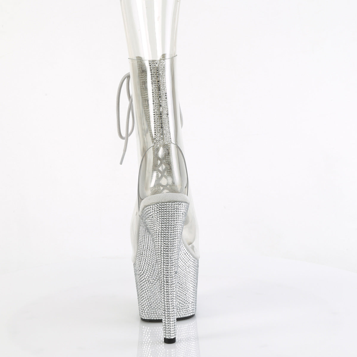 Pleaser Botines BEJEWELED-1016C-2-7 CLR-RS/SLV RS