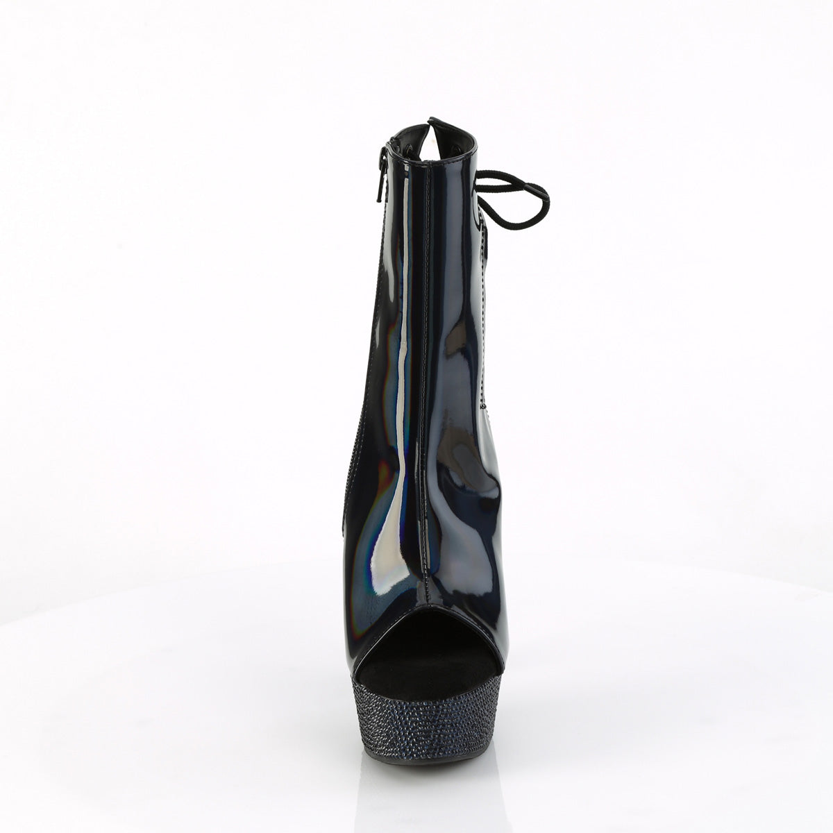 Pleaser Botines BEJEWELED-1018DM-6 BLK Holo Pat/Midnight BLK RS