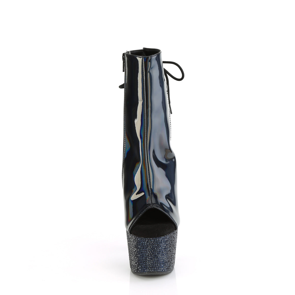 Pleaser Botines BEJEWELED-1018DM-7 BLK Holo Pat/Midnight BLK RS
