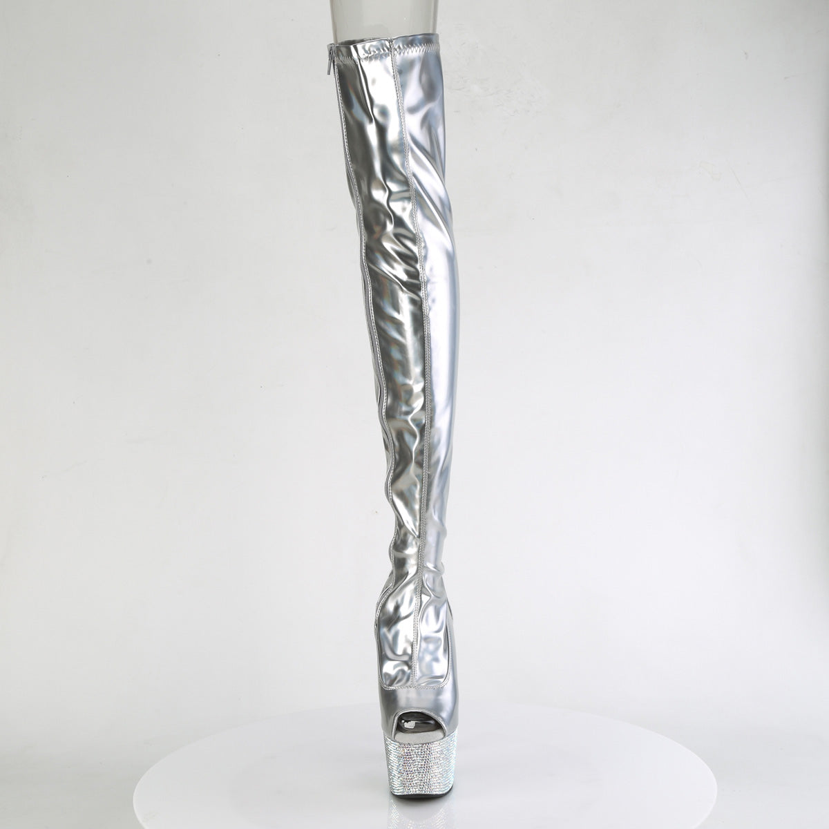 Pleaser Botas BEJEWELED-3011-7 SLV STR HOLO PAT/SLV AB RS