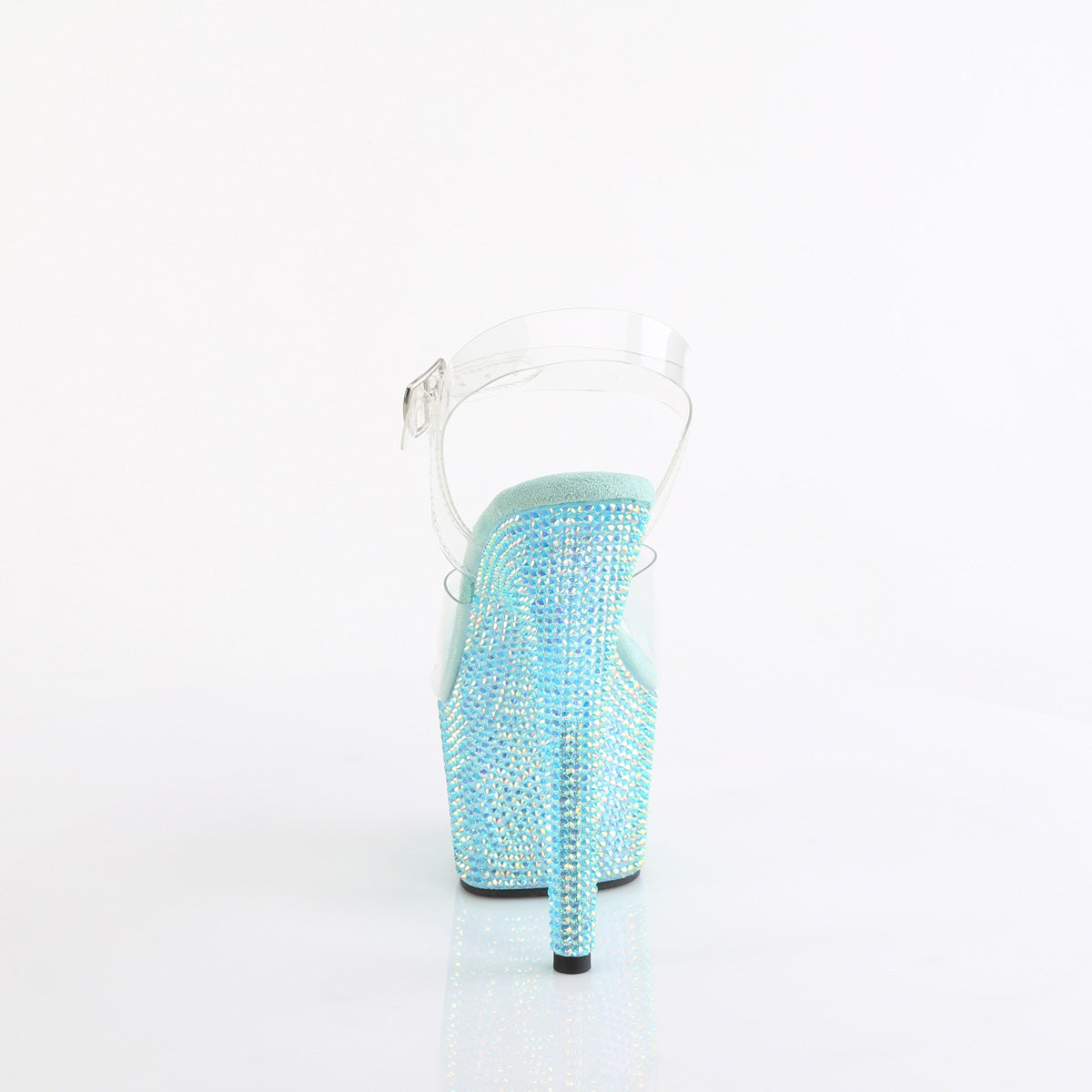 Pleaser BEJEWELED-708RRS CLR/Aqua RS