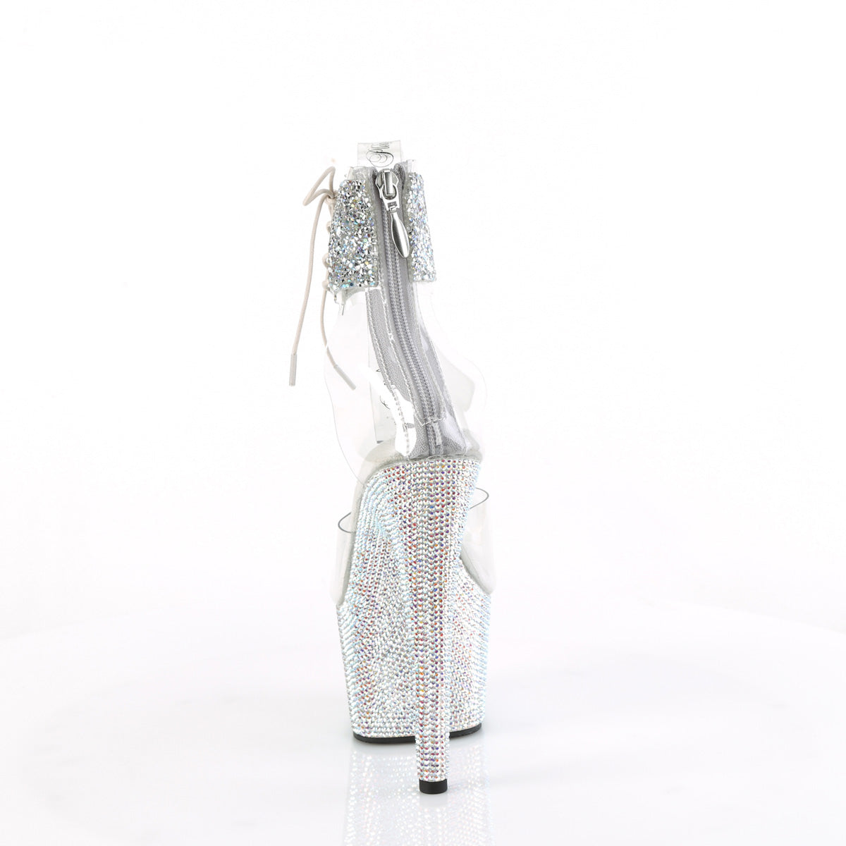 Pleaser Sandalias BEJEWELED-724RS-02 CLR-SLV Multi RS/SLV AB RS