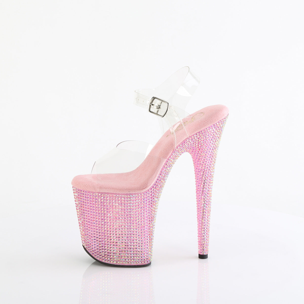 Pleaser BEJEWELED-808RRS CLR/B. RS rosado