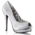 Bordello Bombas de mujer BELLA-12r SLV Satin