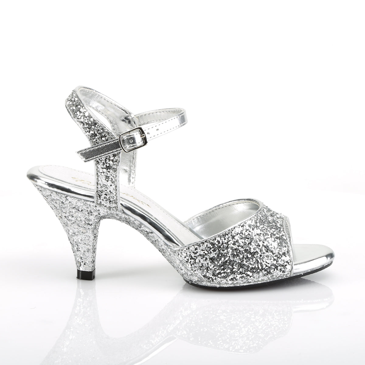 Fabulicious Sandalias para mujer BELLE-309g SLV GLITTER / SLV Brillo