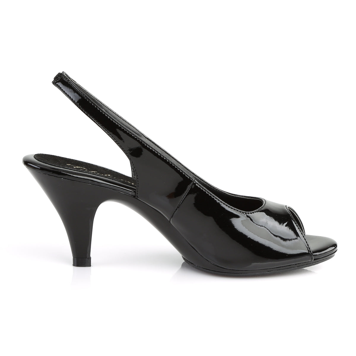Fabulicious Sandalias para mujer BELLE-368 BLK PAT / BLK