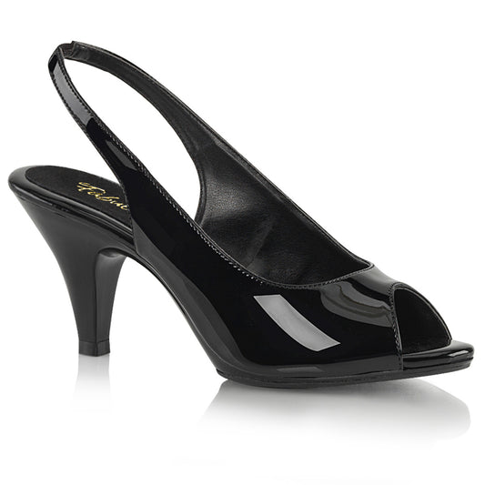 Fabulicious Sandalias para mujer BELLE-368 BLK PAT / BLK