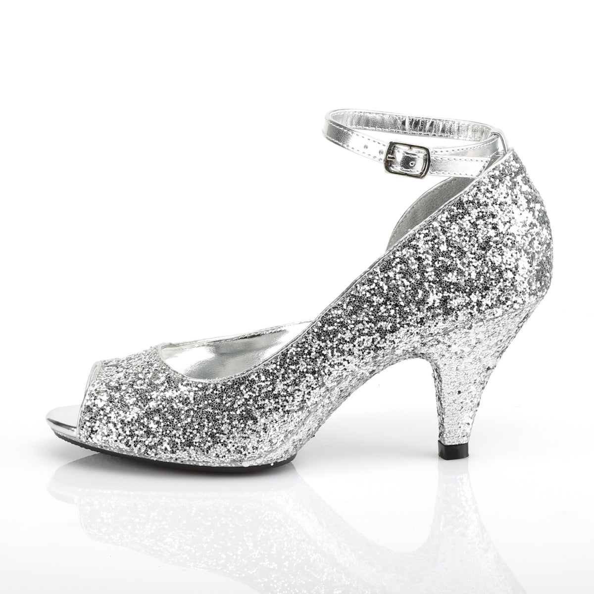 Fabulicious Sandalias para mujer BELLE-381g SLV Glitter / SLV Brillo