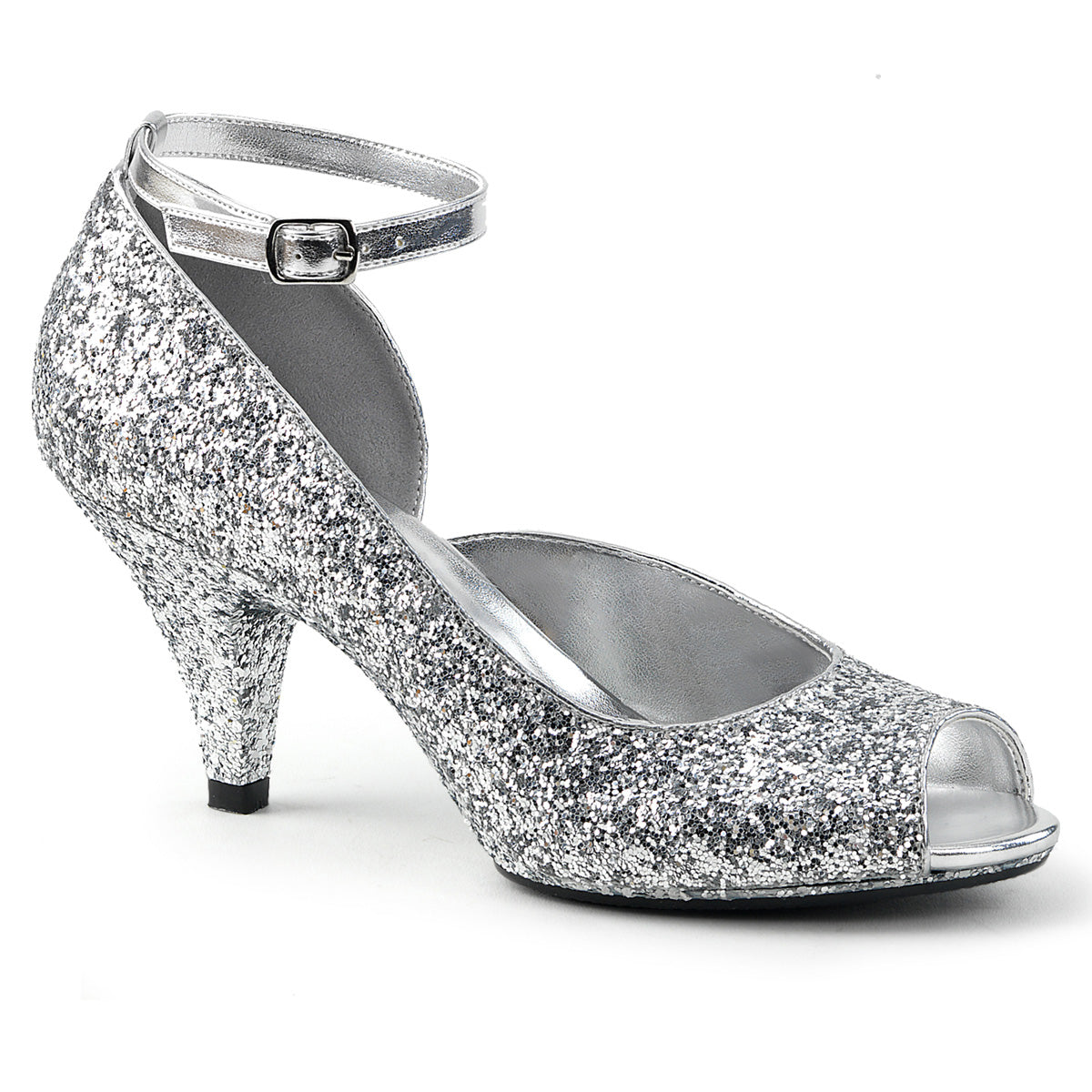 Fabulicious Sandalias para mujer BELLE-381g SLV Glitter / SLV Brillo