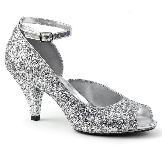 Fabulicious Sandalias para mujer BELLE-381g SLV Glitter / SLV Brillo