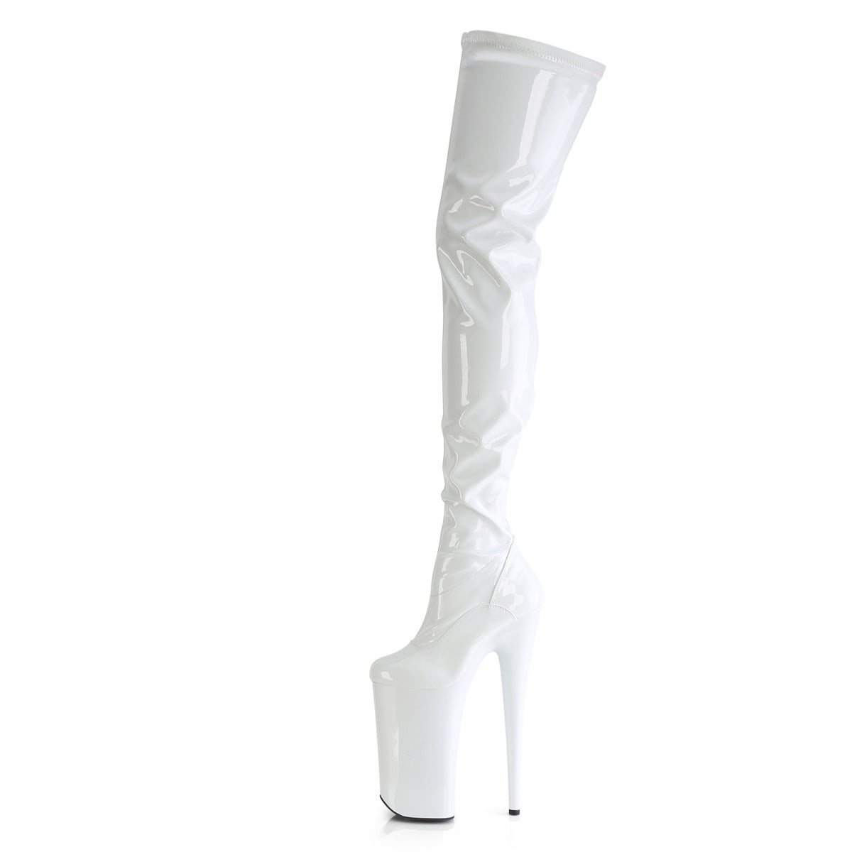 Pleaser BEYOND-4000 wht str pat/wht