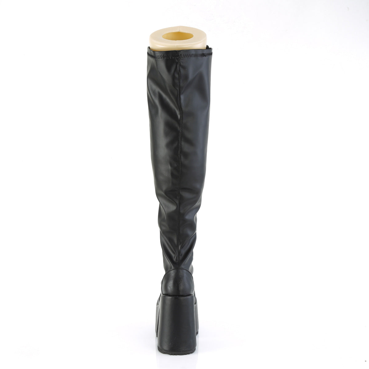 DemoniaCult Botas CAMEL-300WC BLK STR LOOO VEGANO