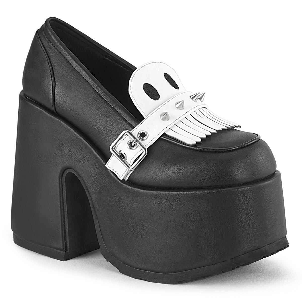 DemoniaCult CAMEL-58 BLK de cuero vegano