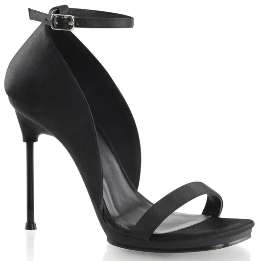 Fabulicious Sandalias para mujer CHIC-35 BLK SATIN / BLK MATE