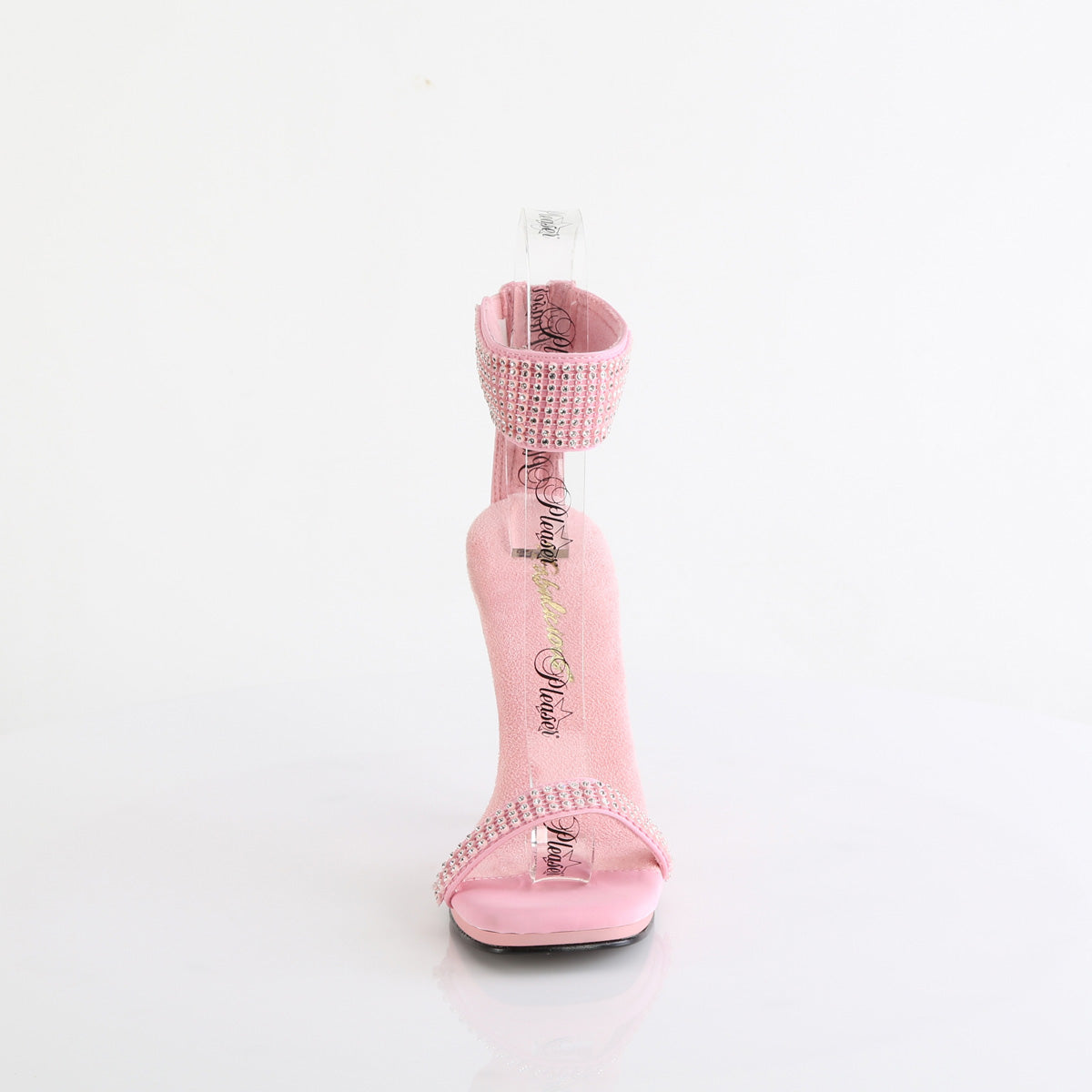 Fabulicious CHIC-40 B. Pink Faux Leather-RS/B. Pink