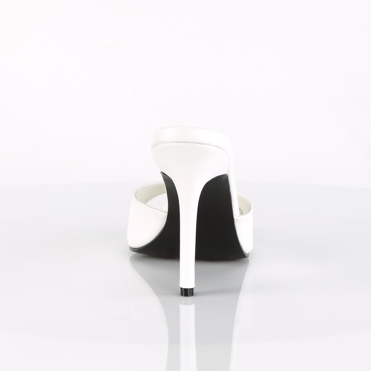 Pleaser Bombas para mujer CLASSIQUE-01 wht kid pu