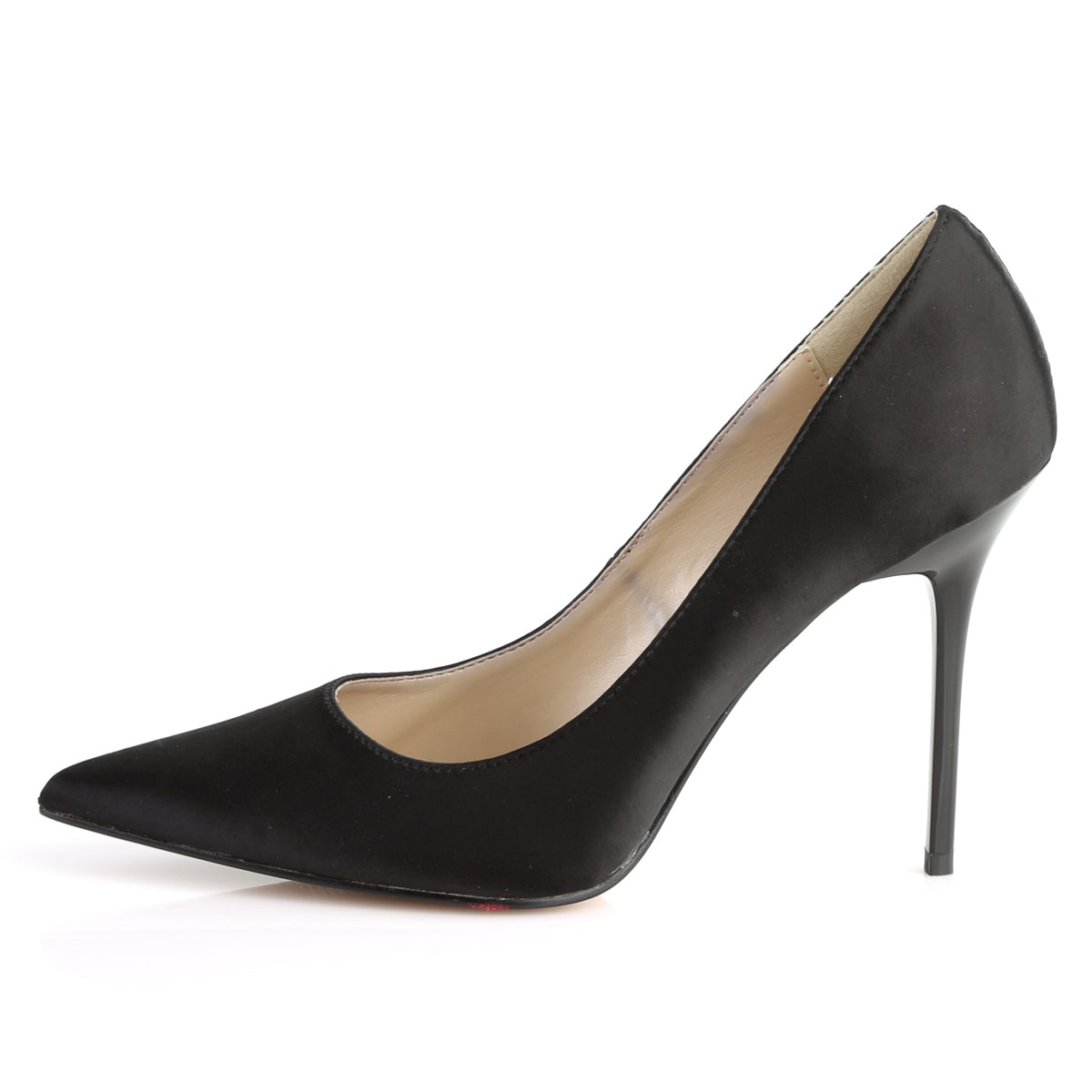 Pleaser Bombas para mujer CLASSIQUE-20 BLK SATIN