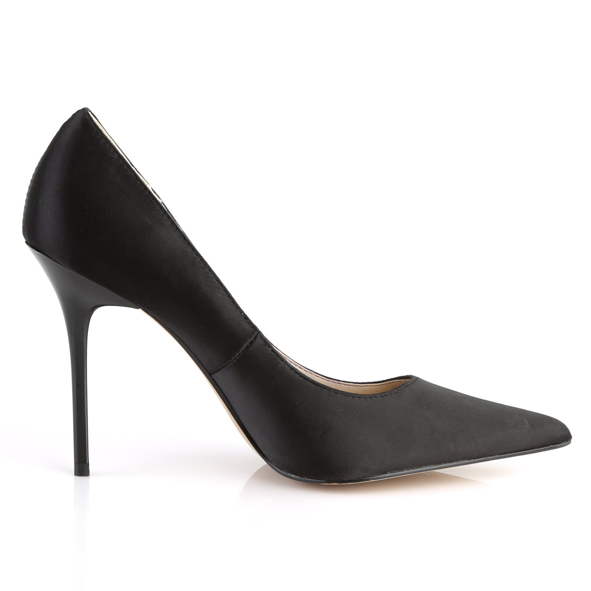 Pleaser Bombas para mujer CLASSIQUE-20 BLK SATIN