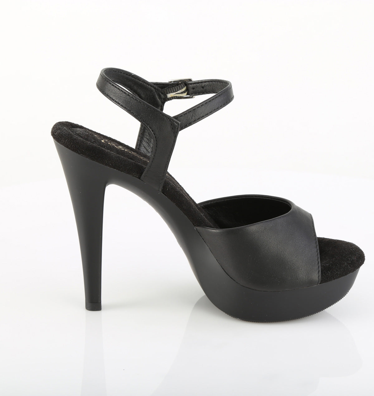 Fabulicious Women's Shoes COCKTAIL-509 Blk Faux Leather/Blk Matte