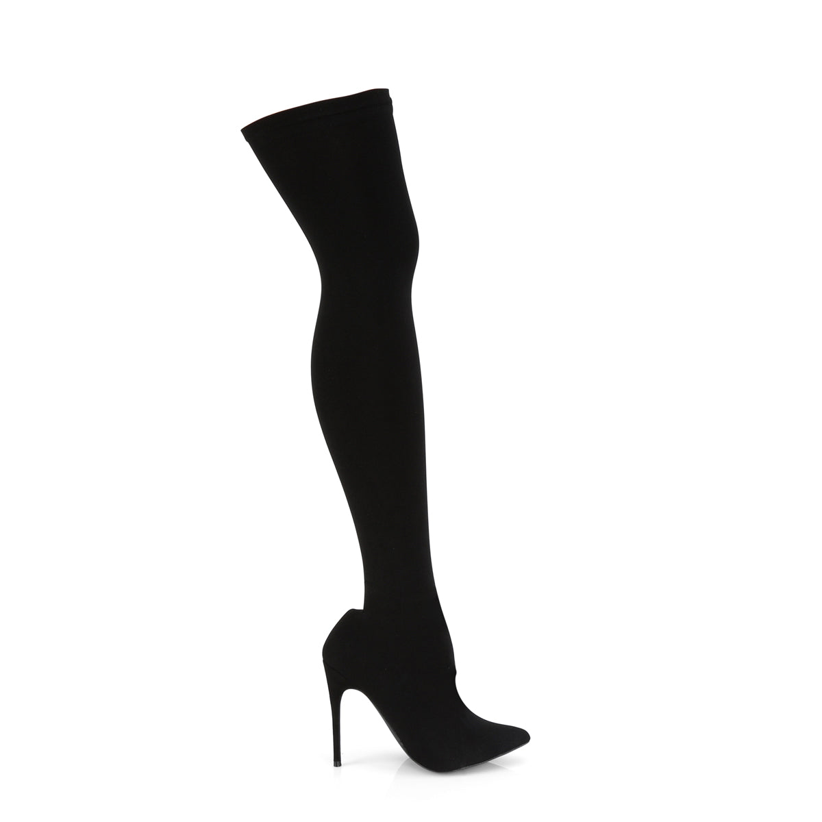 Pleaser Botas de mujer COURTLY-3005 BLK NYLON