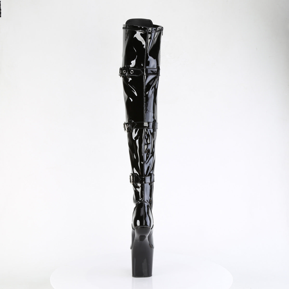 Pleaser Botas CRAZE-3028 blk str. Pat/BLK