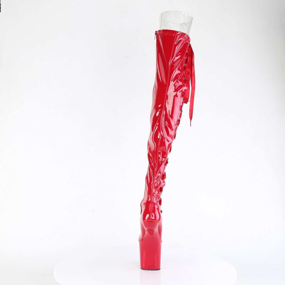 Pleaser Botas CRAZE-3050 Red Str. Pat/Rojo
