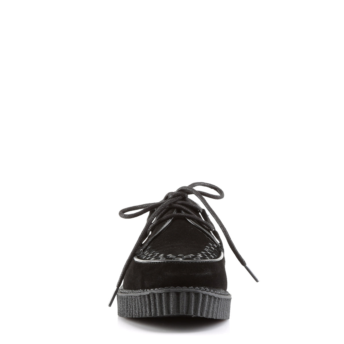 DemoniaCult Zapato bajo para hombre CREEPER-602S BLK SUDE