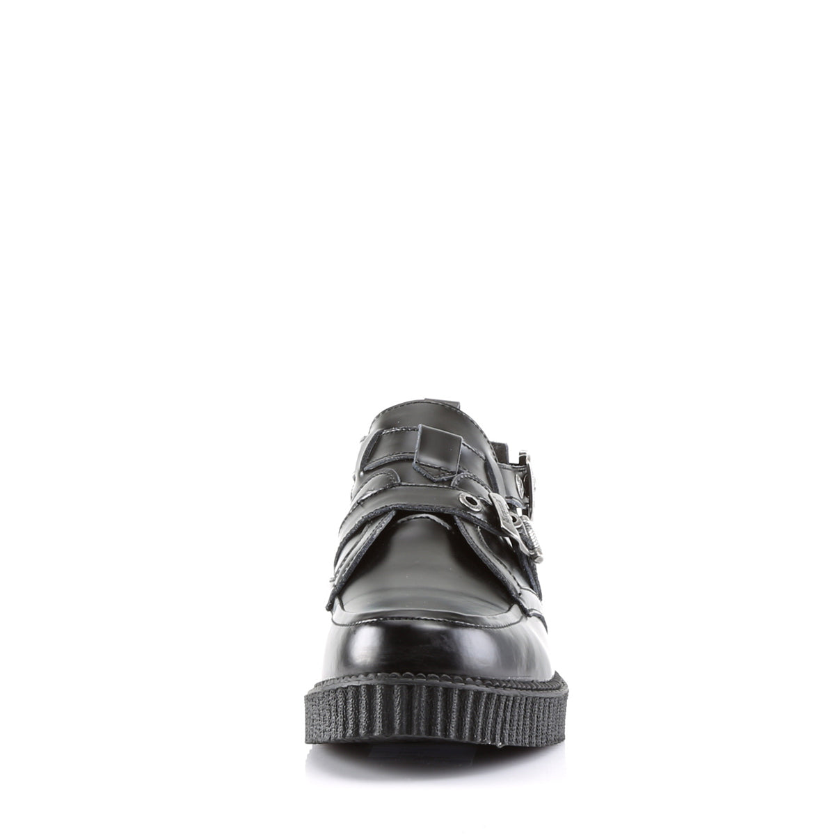 DemoniaCult Zapato bajo para hombre CREEPER-615 Blk Leather