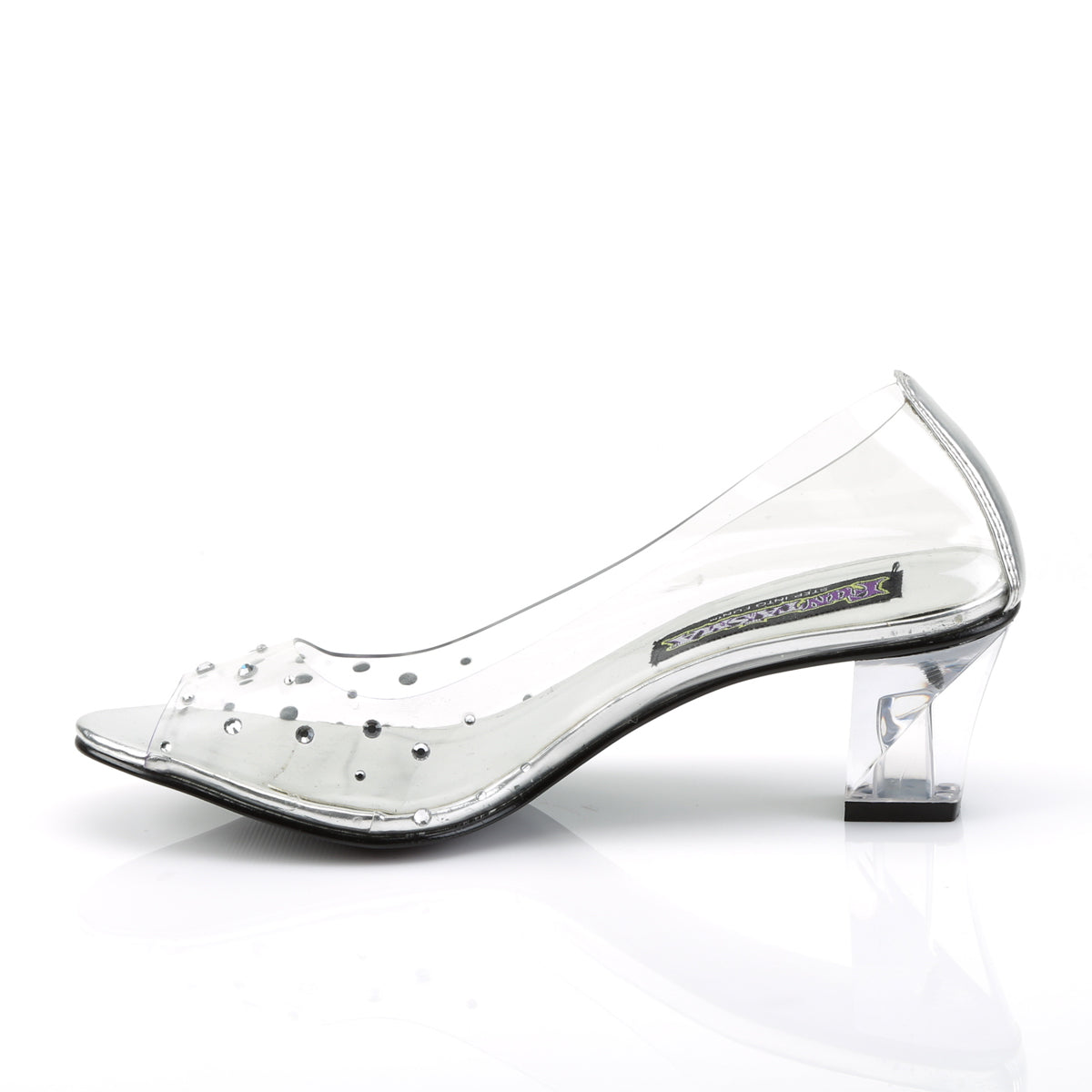 Funtasma Bombas para mujer CRYSTAL-100 clr lucite