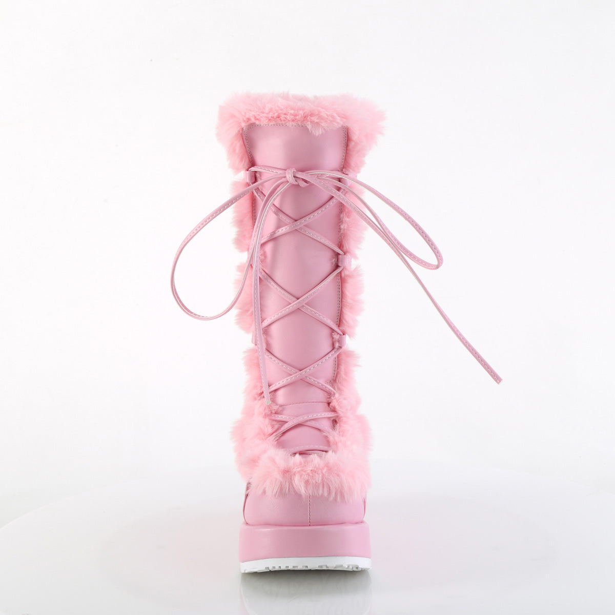 DemoniaCult Cubby-311 B. Cuero vegano rosa