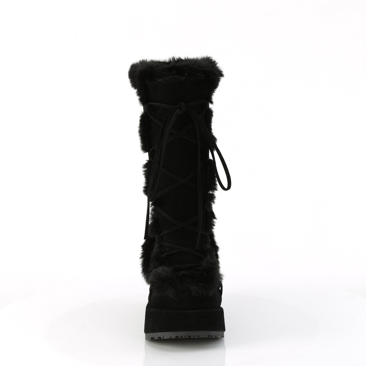 DemoniaCult Cubby-311 BLK Vegan Suede