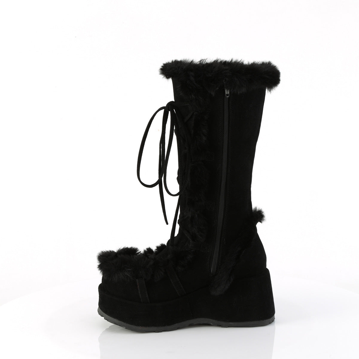 DemoniaCult Cubby-311 BLK Vegan Suede