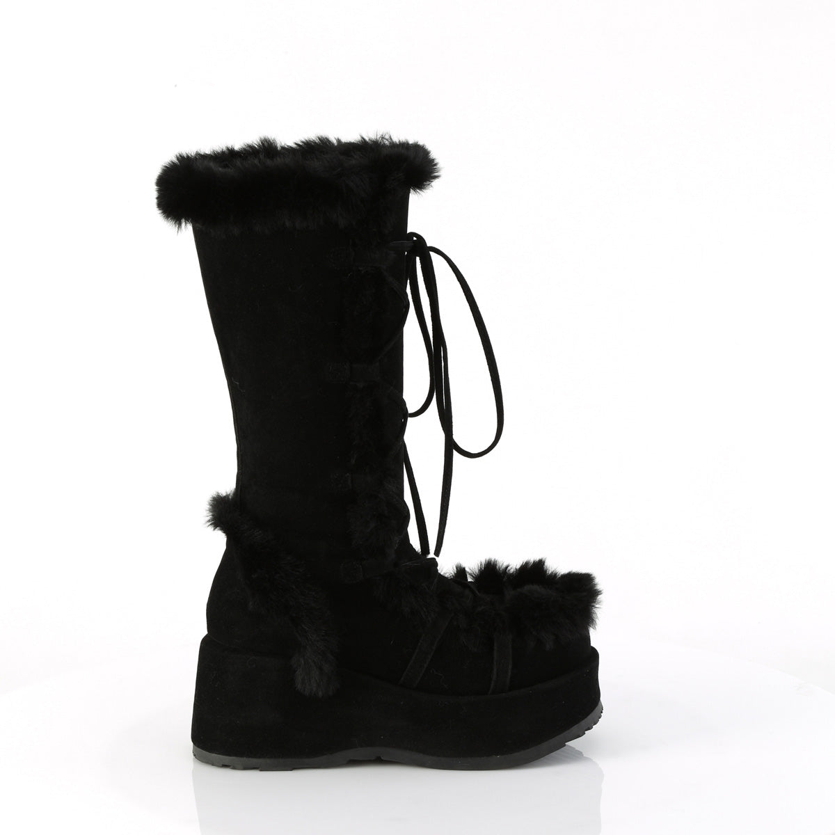 DemoniaCult Cubby-311 BLK Vegan Suede