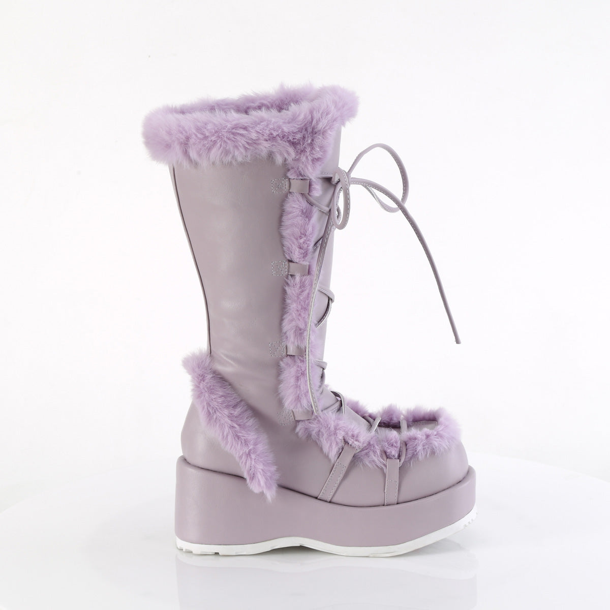 DemoniaCult Cubby-311 Lavender Vegan Leather