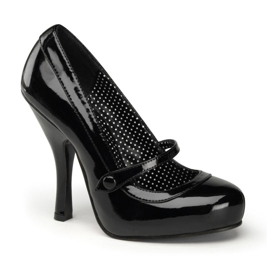 Pin Up Couture Bombas para mujer CUTIEPIE-02 BLK PAT