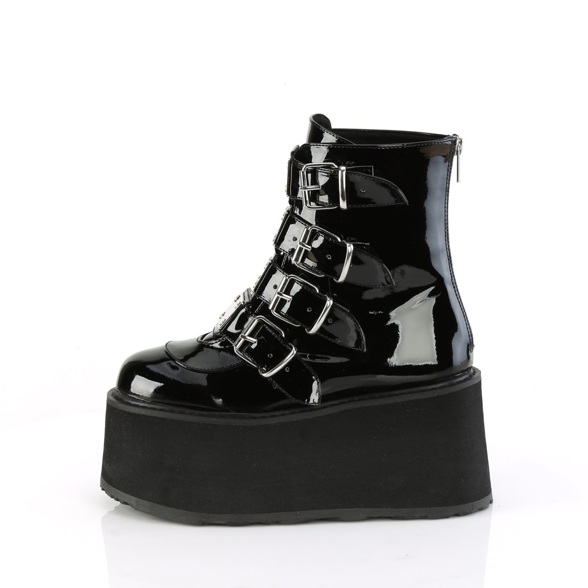 DemoniaCult Botines DAMNED-105 Blk Pat