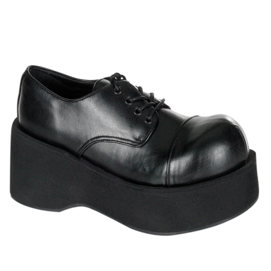 DemoniaCult Bombas de mujer DANK-101 cuero vegano BLK