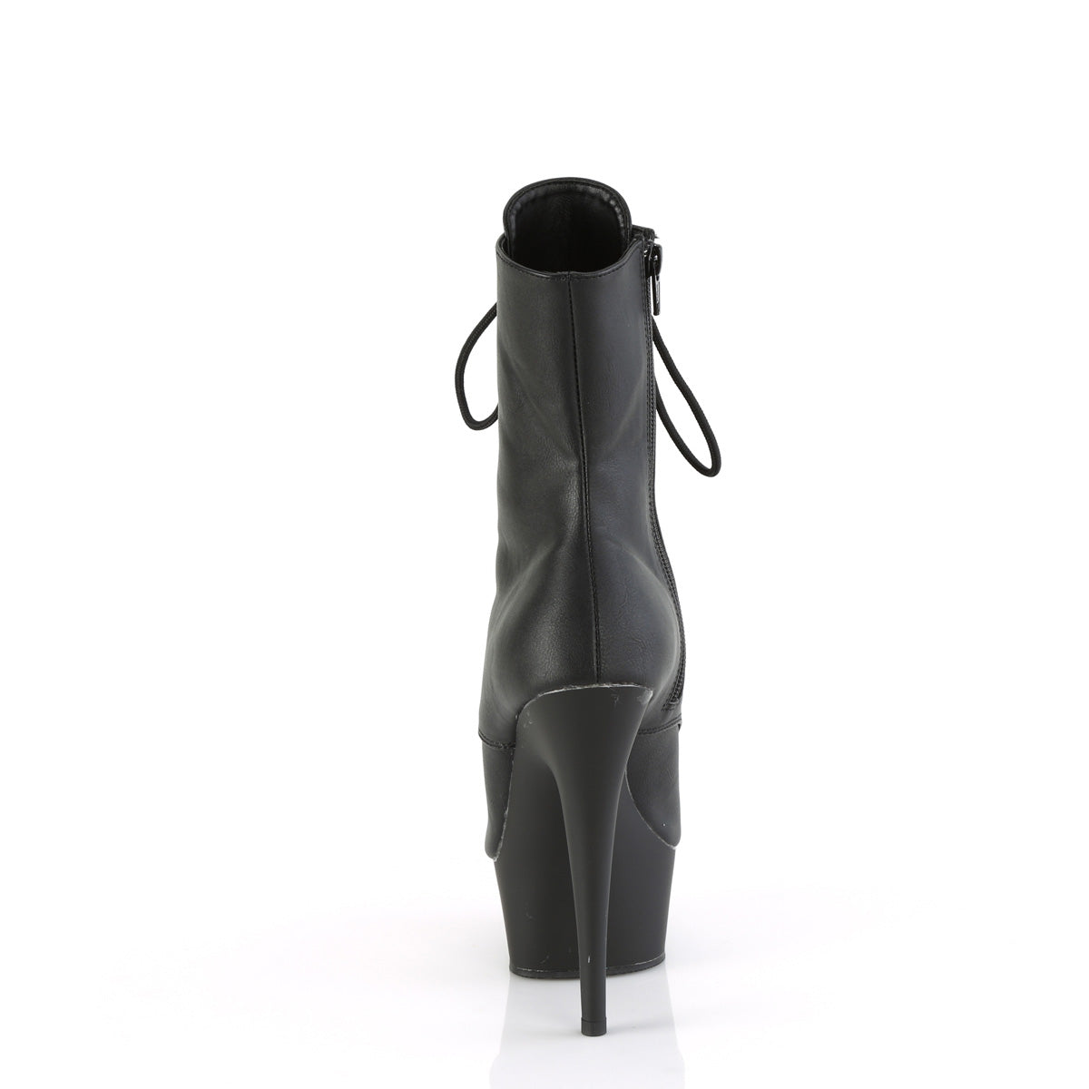 Pleaser DELIGHT-1021 BLK Faux Leather/Blk Matte