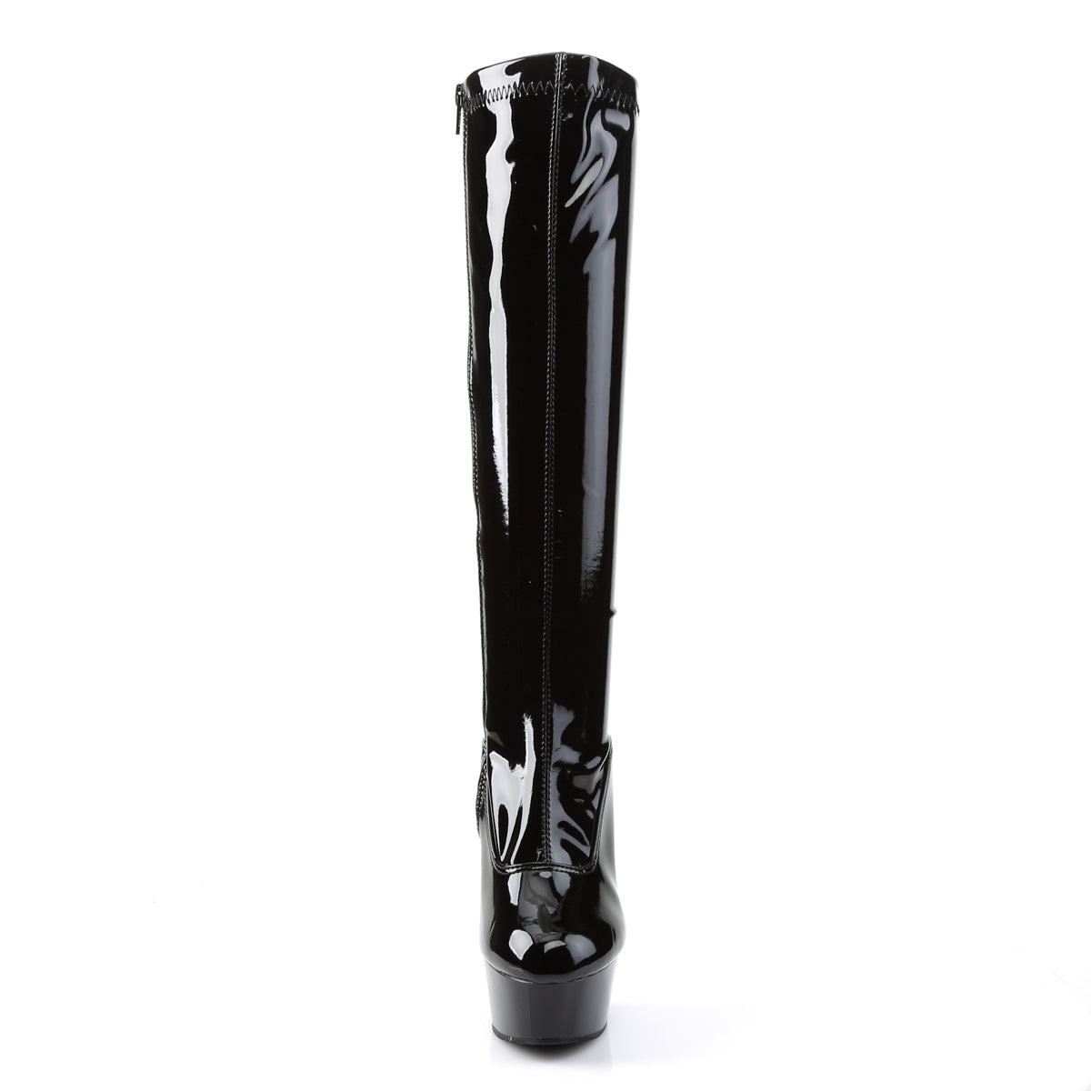Pleaser Botas de mujer DELIGHT-2000 BLK STR PAT / BLK
