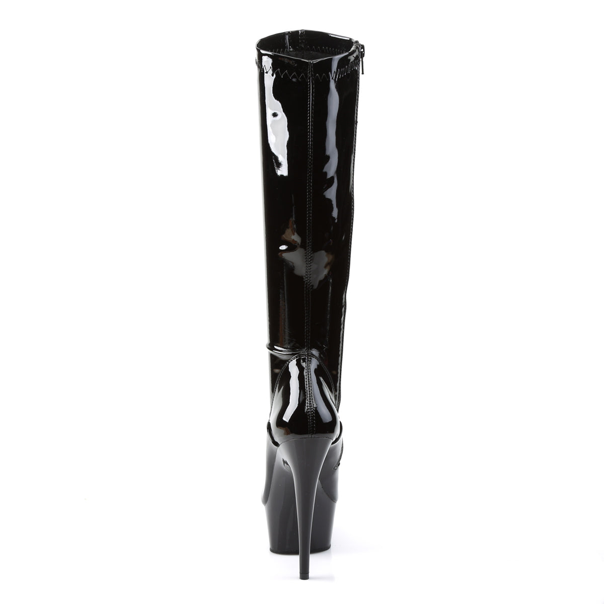 Pleaser Botas de mujer DELIGHT-2000 BLK STR PAT / BLK