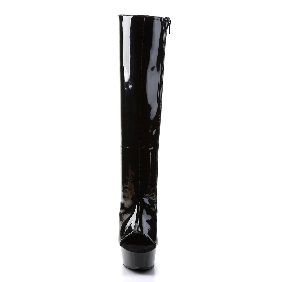 Pleaser Botas de mujer DELIGHT-2018 BLK PAT / BLK