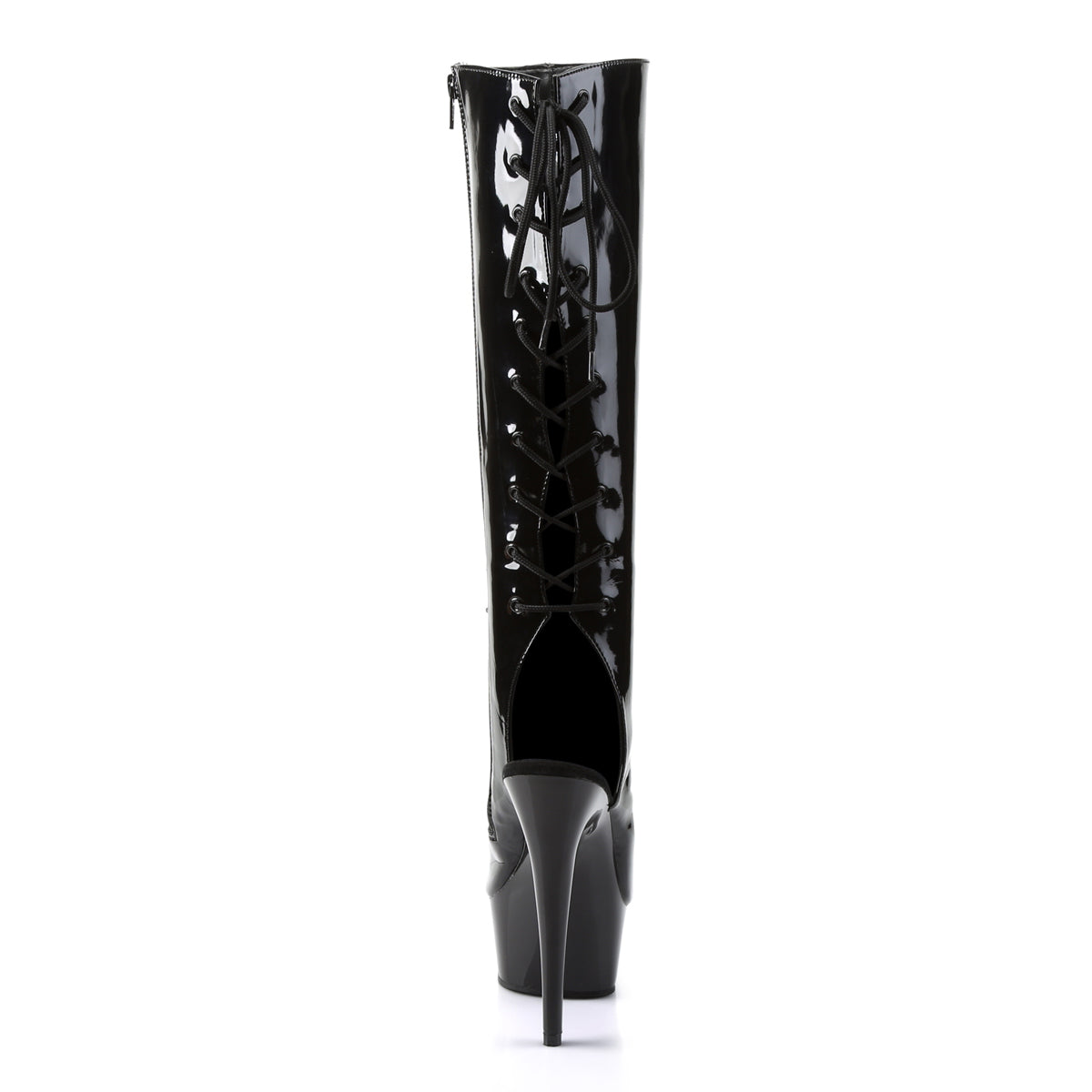 Pleaser Botas de mujer DELIGHT-2018 BLK PAT / BLK