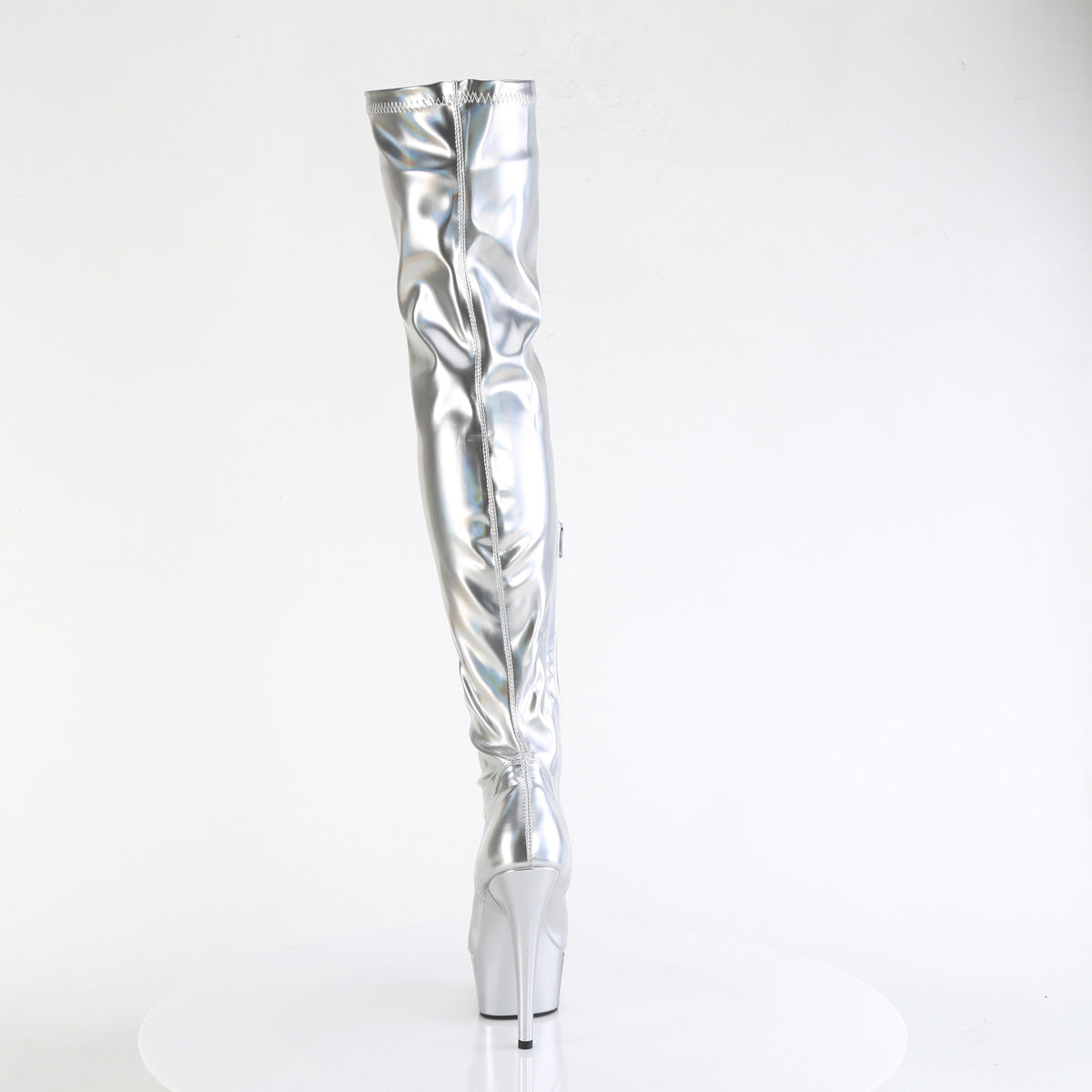 Pleaser DELIGHT-3000HWR SLV Hologram PU/M