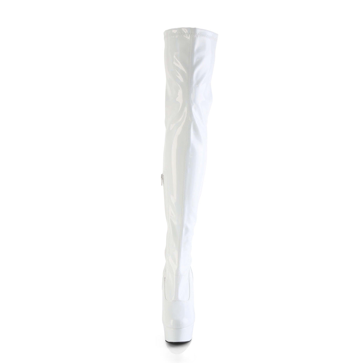 Pleaser DELIGHT-3000HWR Wht Hologram Pat/M