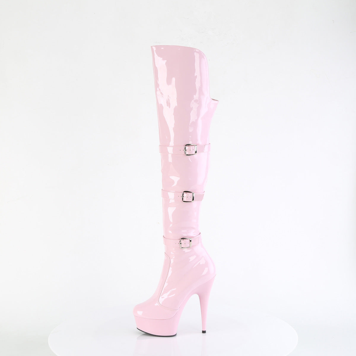 Pleaser DELIGHT-3018 B. Pink Str. Pat/b. Rosa