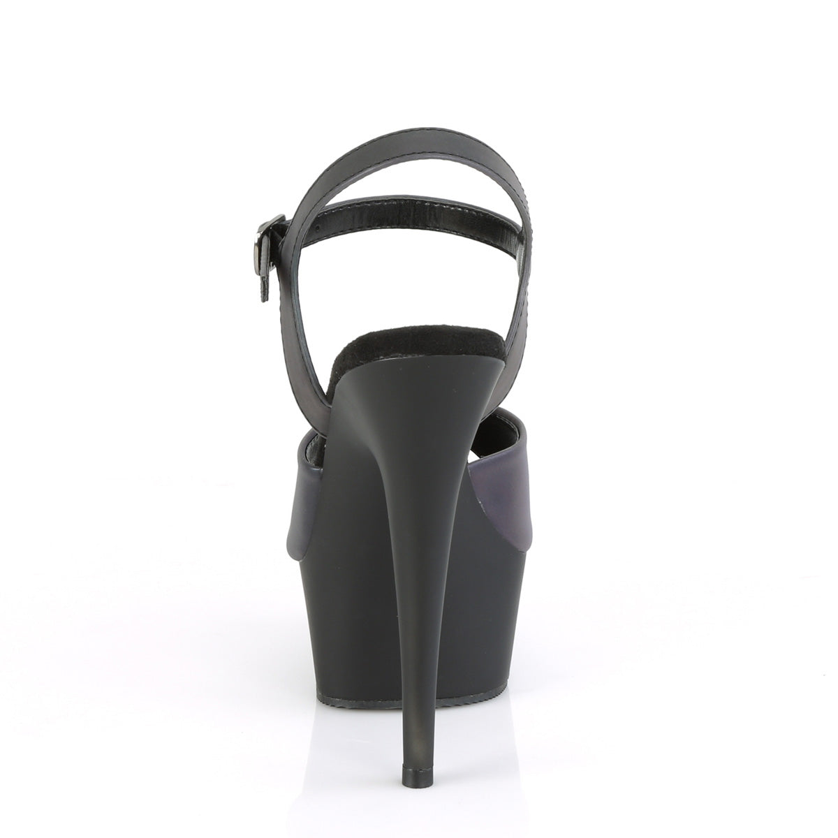 Pleaser Sandalias para mujer DELIGHT-609refl Green Multi reflectante / BLK MATE