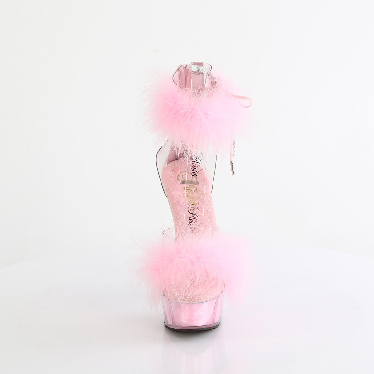 Pleaser DELIGHT-624f CLR-B. Pink Fur/M