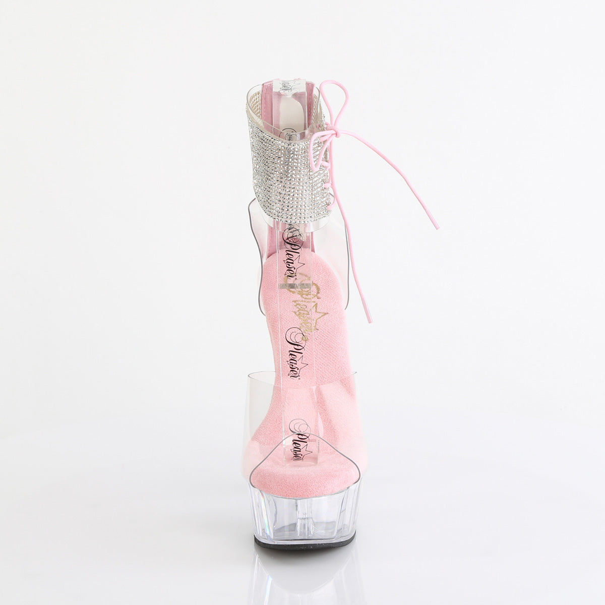 Pleaser DELIGHT-624RS Clr-B. Pink/Clr