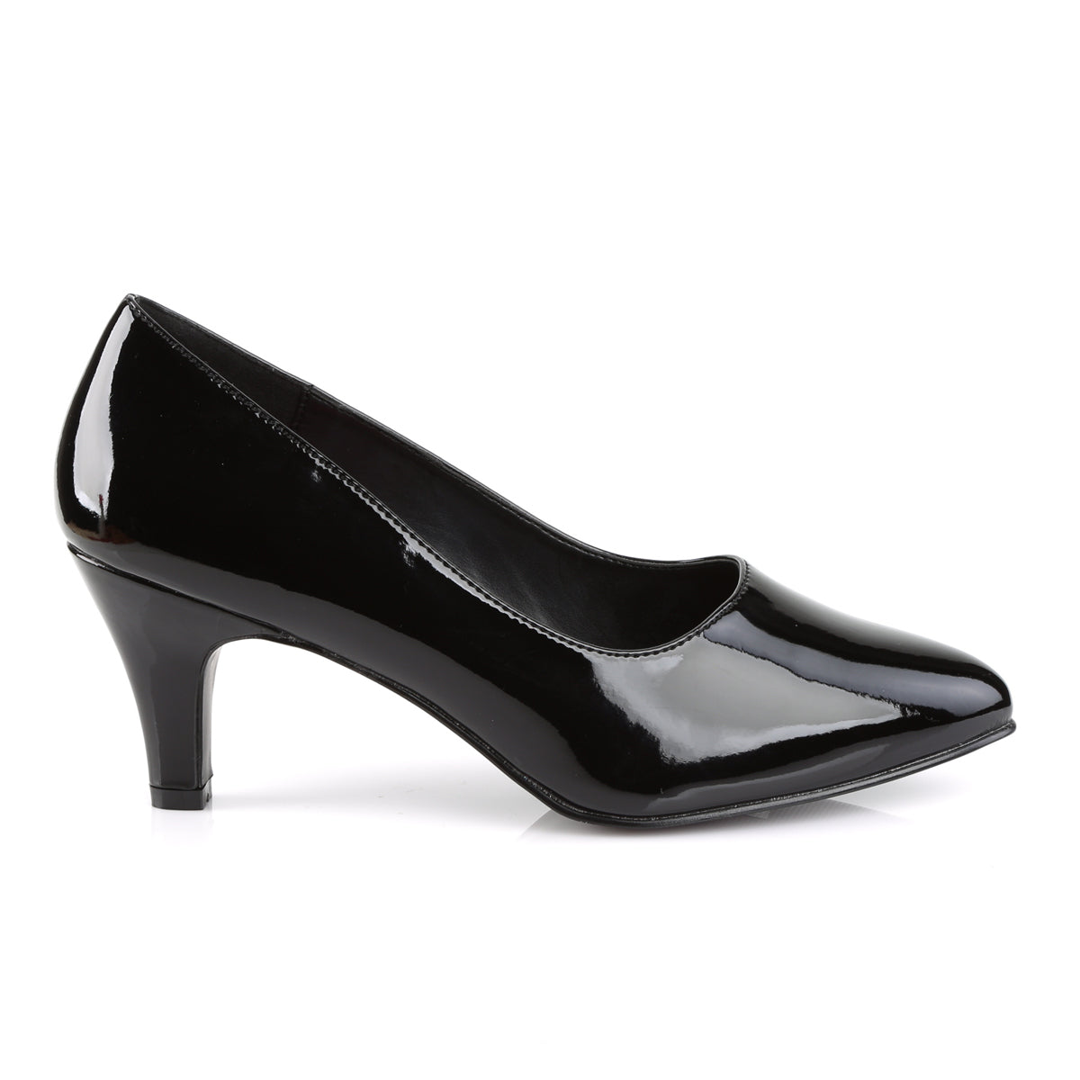 Pleaser Pink Label Bombas para mujer DIVINE-420 BLK PAT